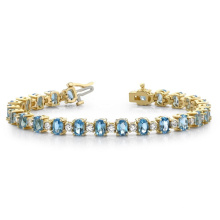 Bijoux Bracelet 925 en Oval Argent et CZ